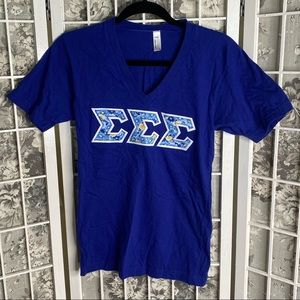 Tri Sigma Stitched shirt